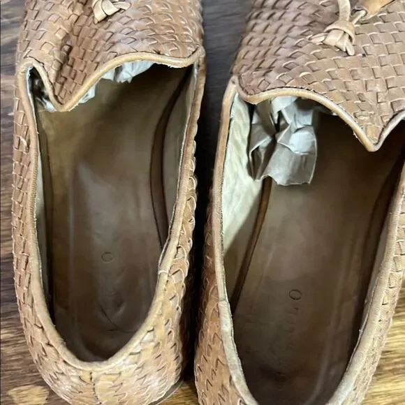 Nisolo Tan Woven Leather Loafers - Picture 4 of 10